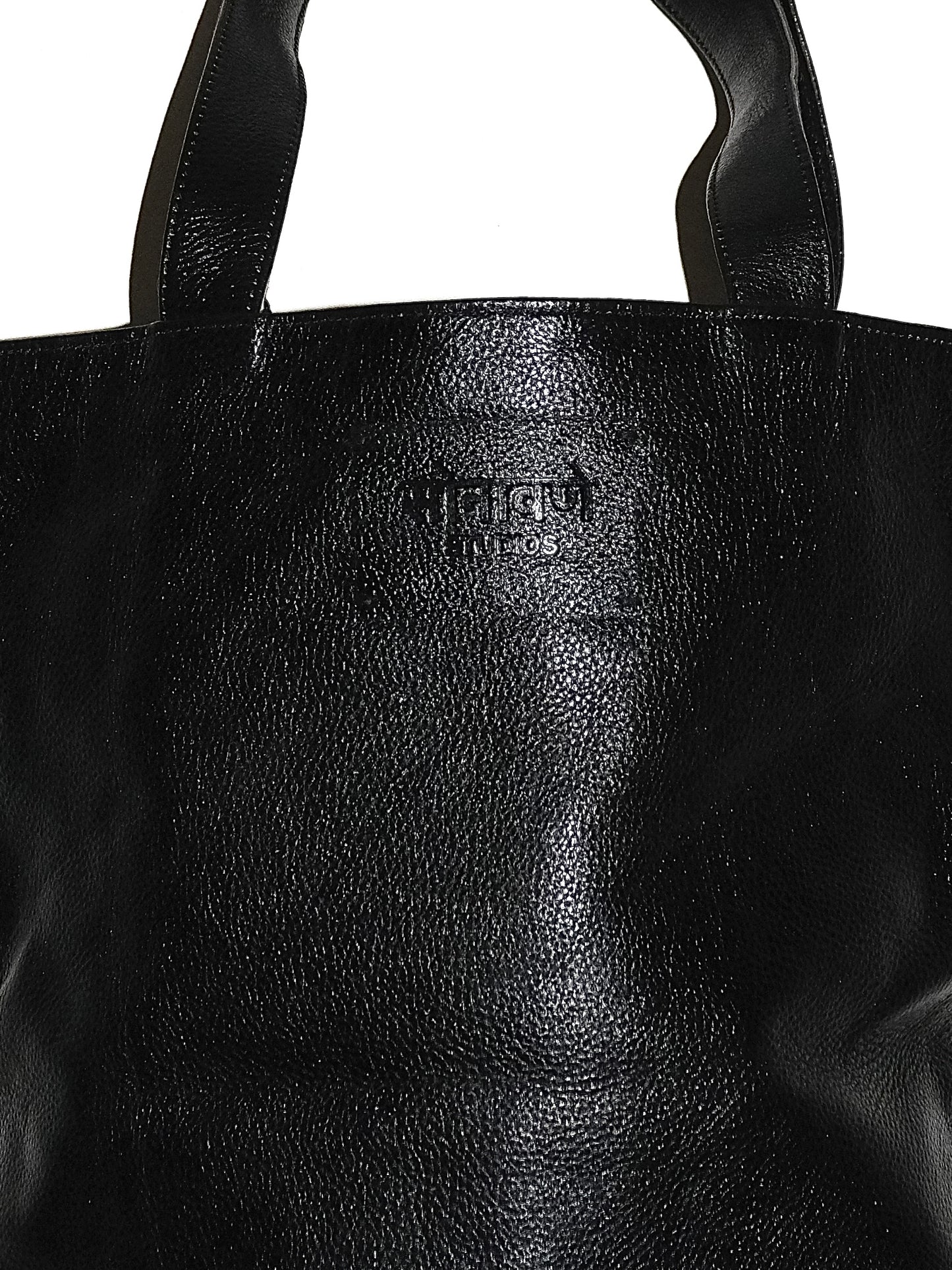 Handmade Leather Tote - Black