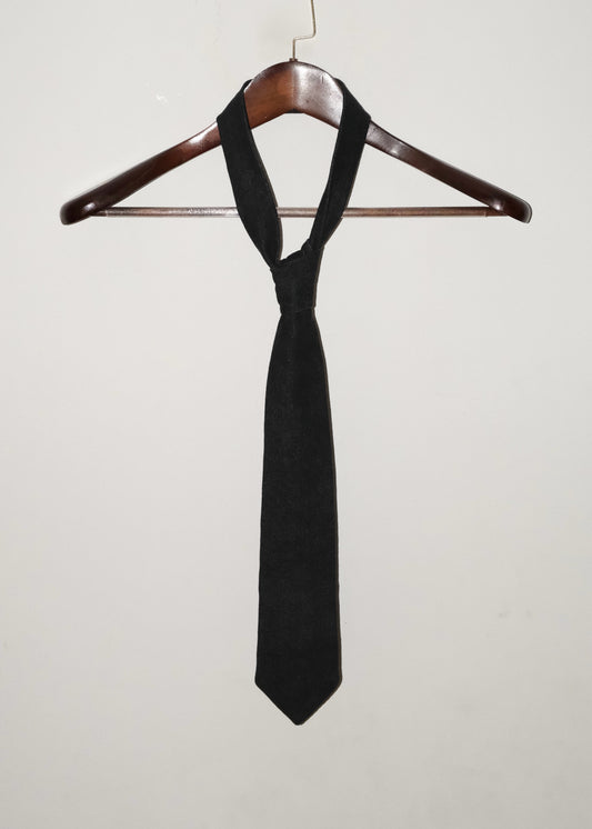 Tailored Denim Tie- Black