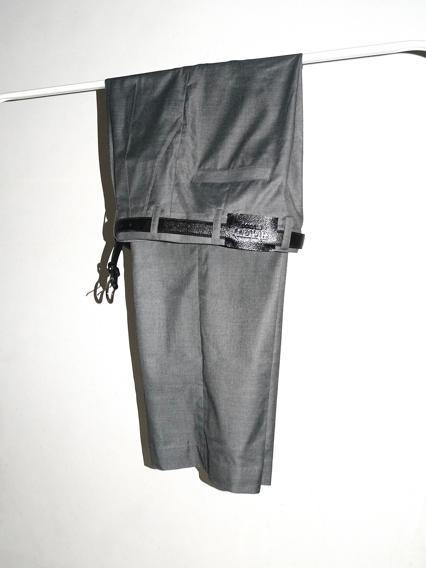 Tailored Wool blend Trousers - Grey