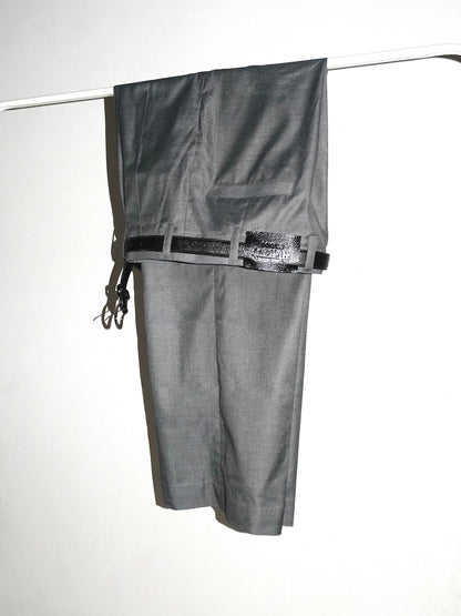 Tailored Wool blend Trousers - Grey