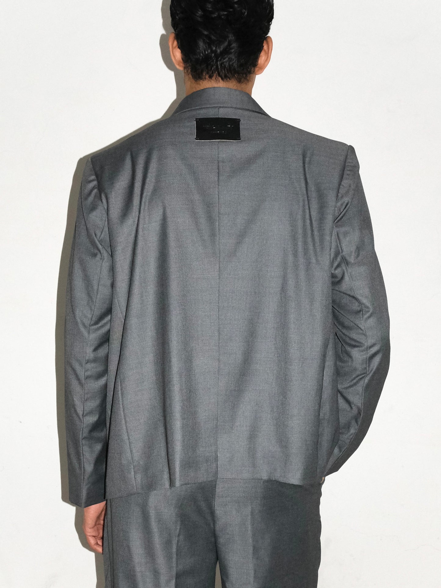 Tailored Wool blend Blazer - Grey