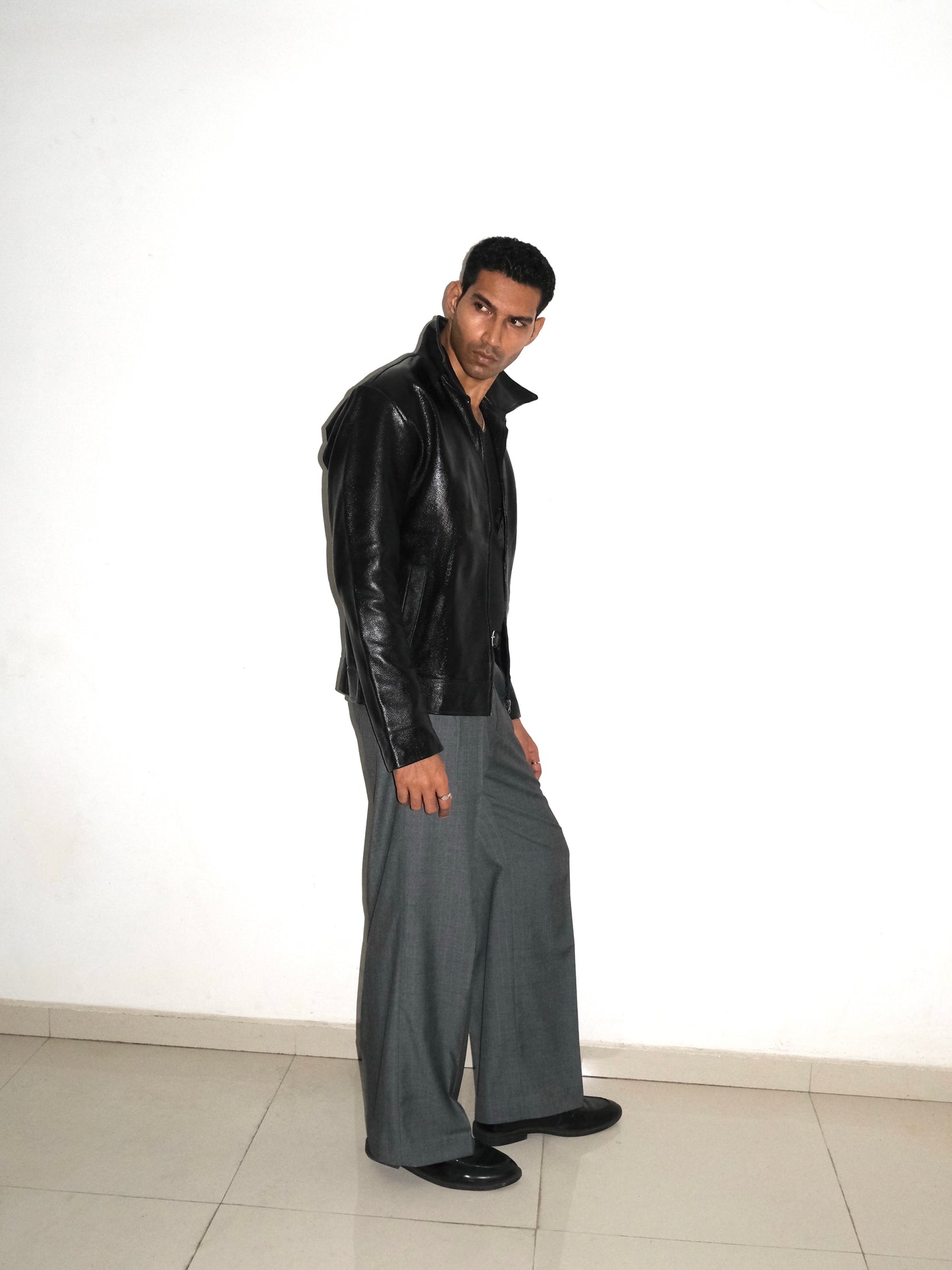 Handmade Leather Jacket - Black