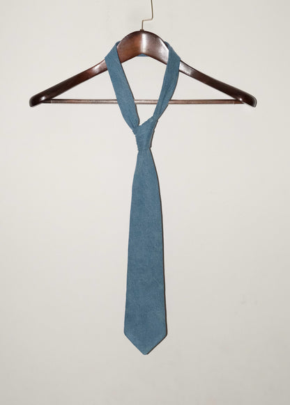 Tailored Denim Tie- Blue