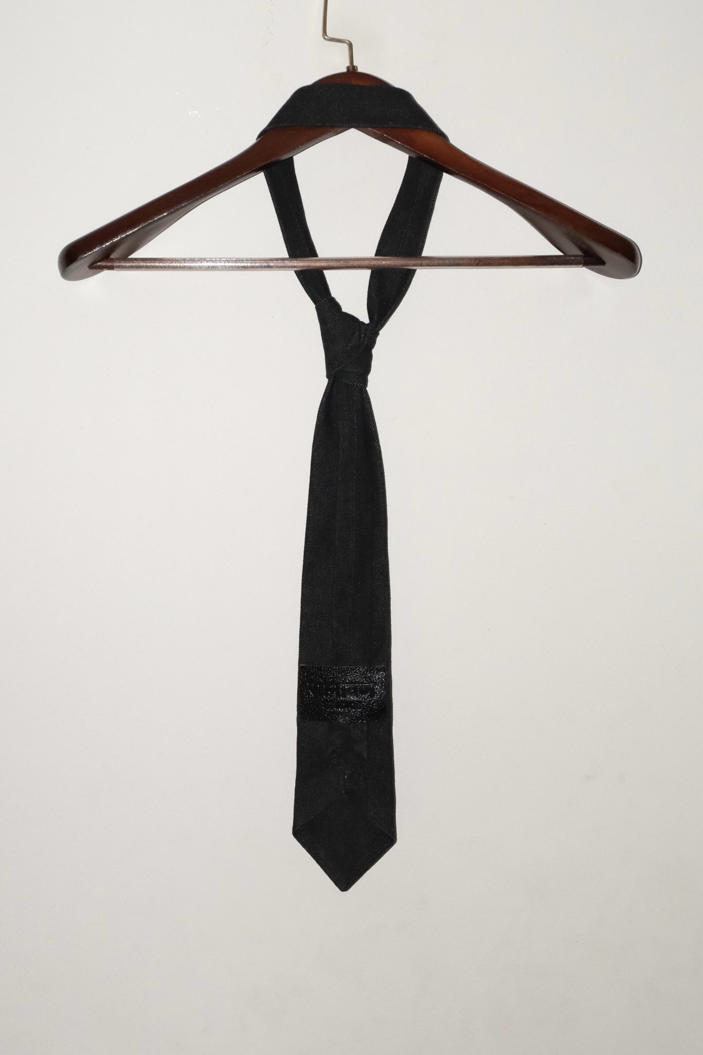 Tailored Denim Tie- Black