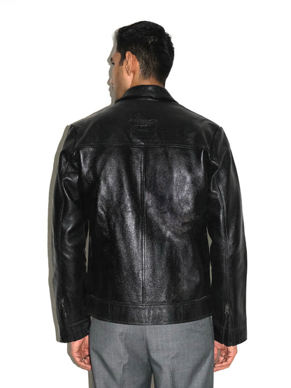 Handmade Leather Jacket - Black