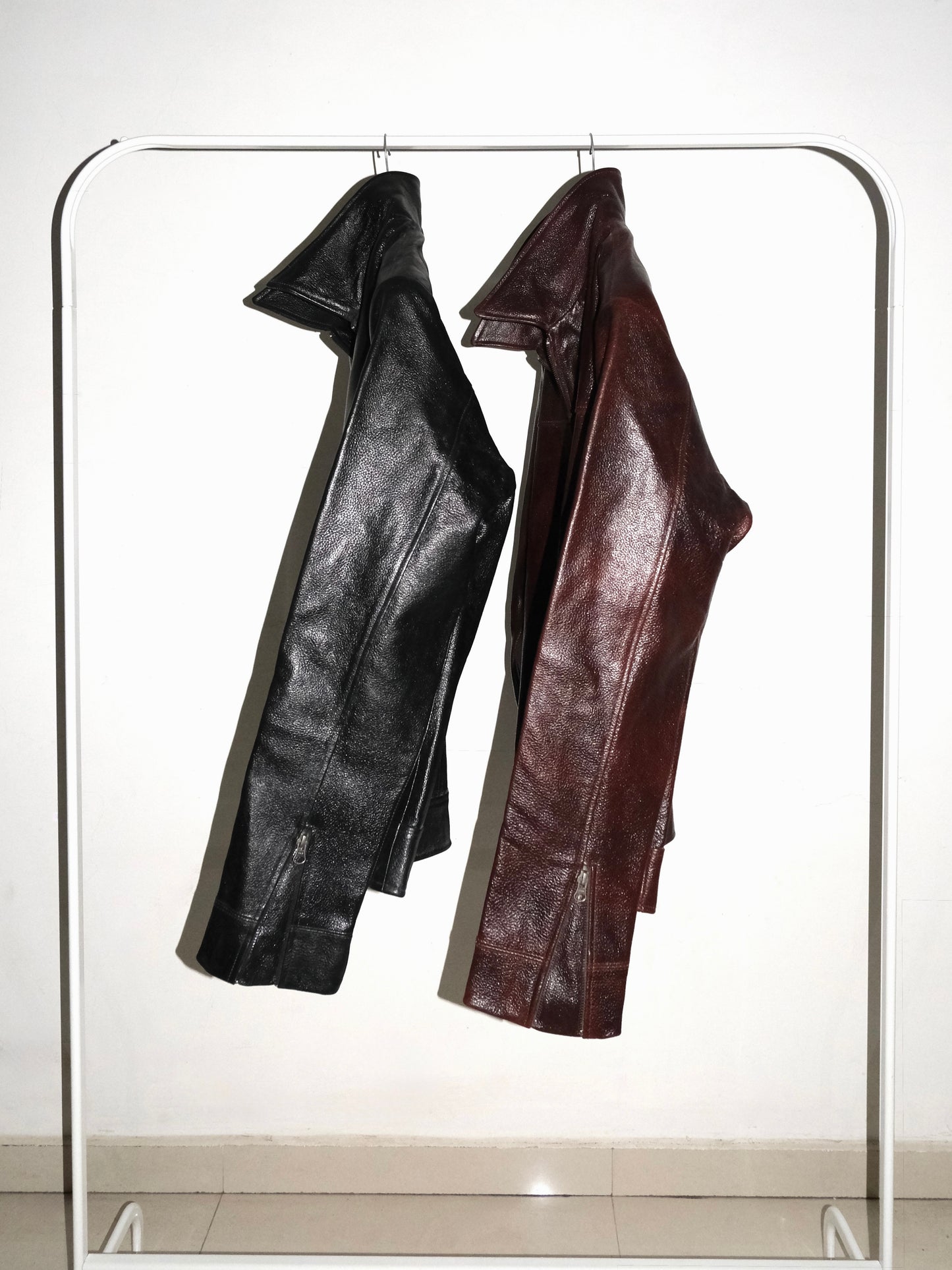 Handmade Leather Jacket - Black