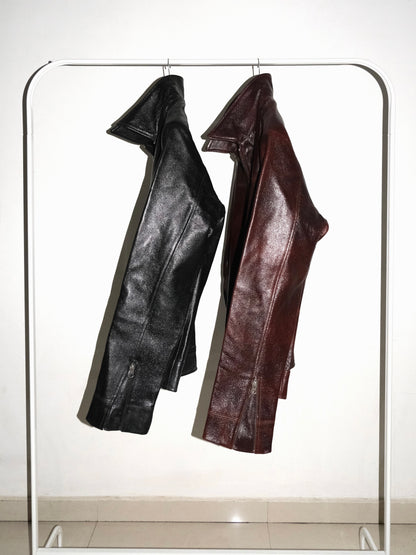 Handmade Leather Jacket - Black