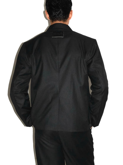 Tailored Wool blend Blazer - Black