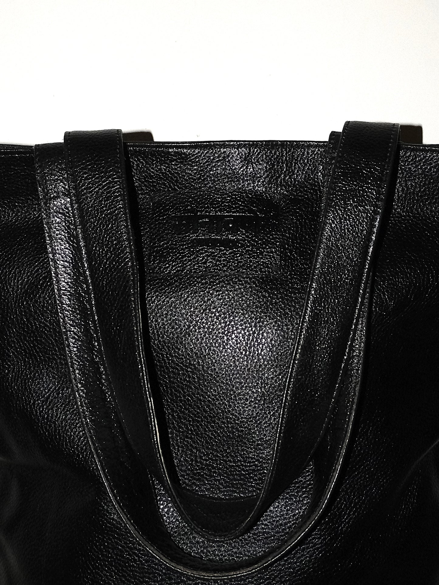 Handmade Leather Tote - Black