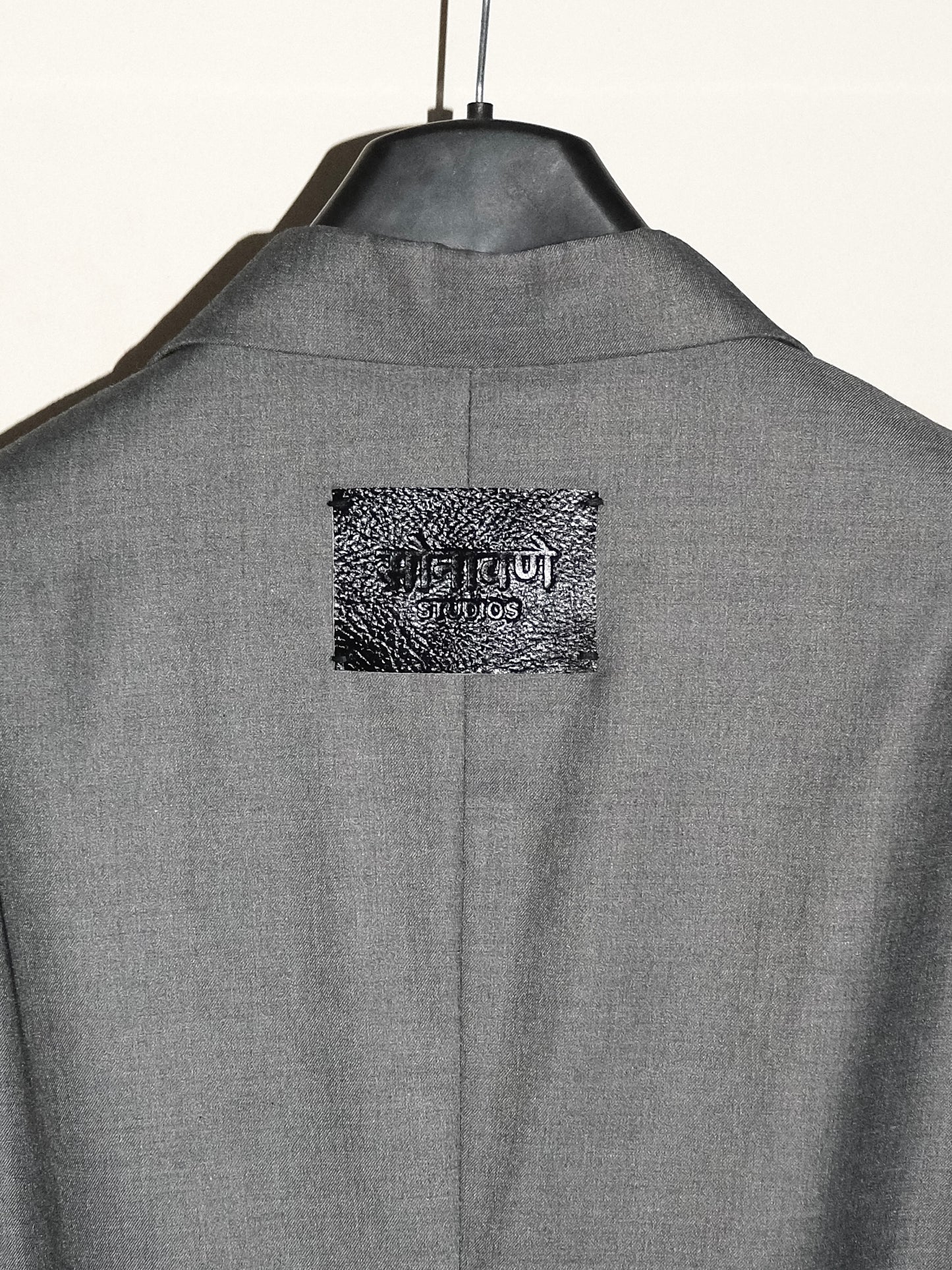 Tailored Wool blend Blazer - Grey