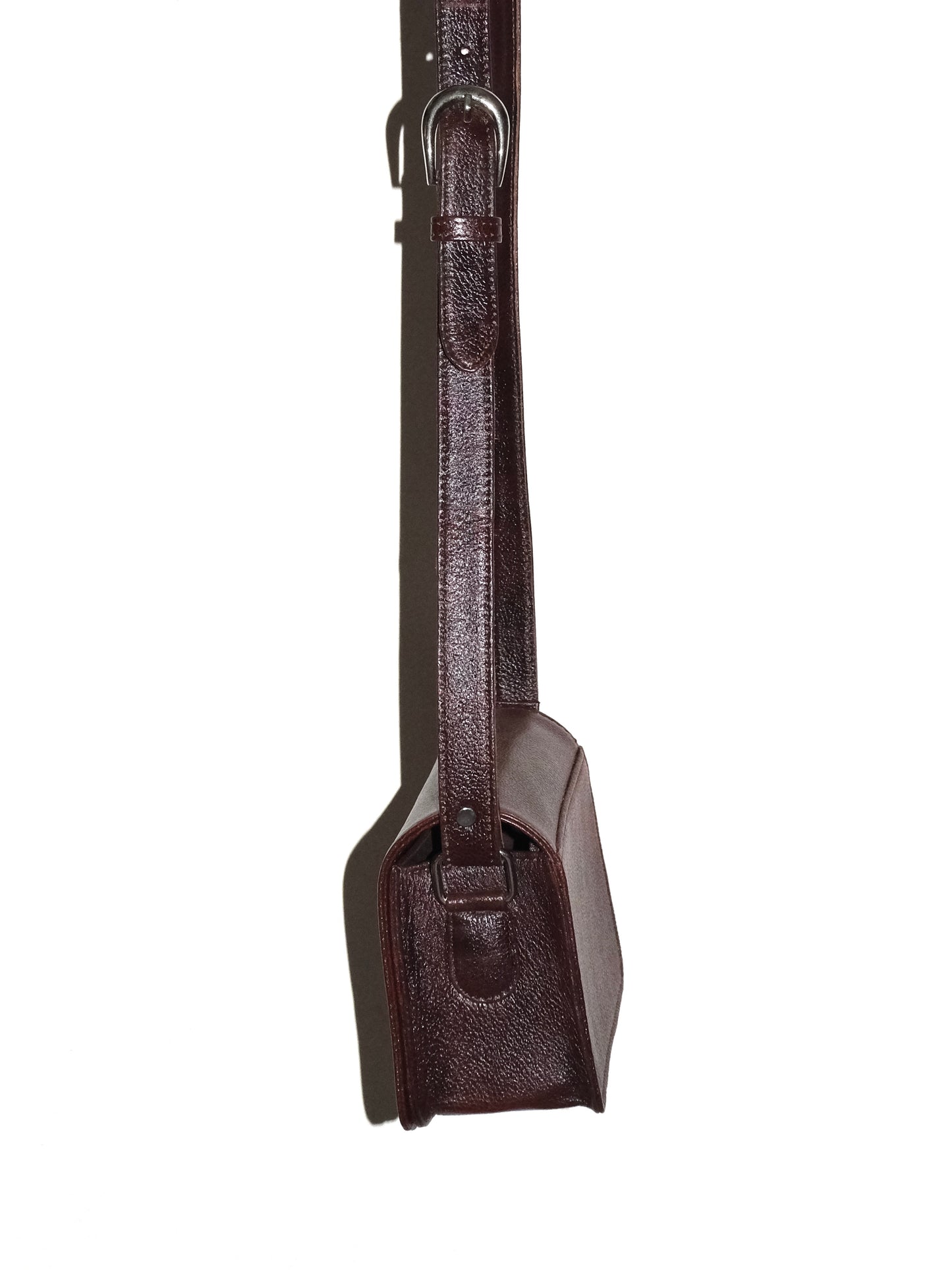 Handmade Leather Crossbody Bag- Brown