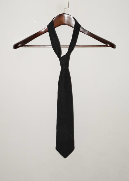 Tailored Denim Tie- Black